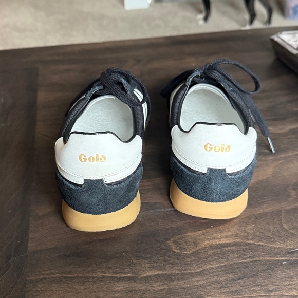 Gola Black and White Athletic Shoes - Picture 3 of 5